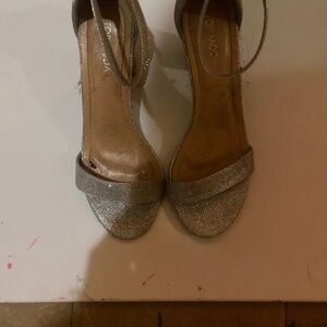 Silver heels